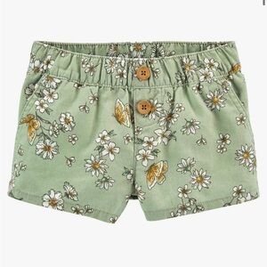 Oshkosh girls butterfly shorts linen blend